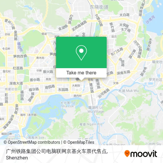 广州铁路集团公司电脑联网京基火车票代售点 map