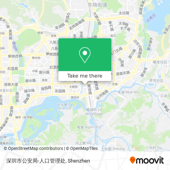 深圳市公安局-人口管理处 map