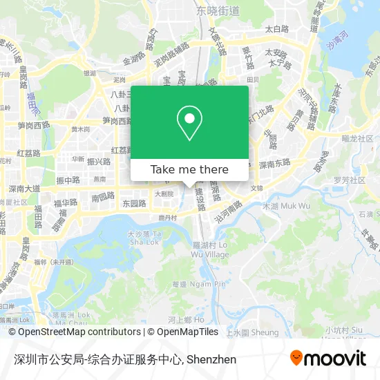 深圳市公安局-综合办证服务中心 map