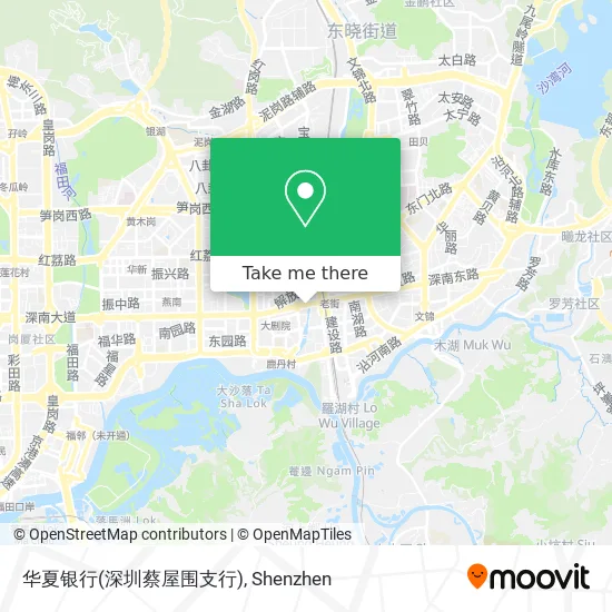 华夏银行(深圳蔡屋围支行) map