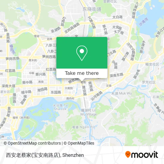 西安老蔡家(宝安南路店) map