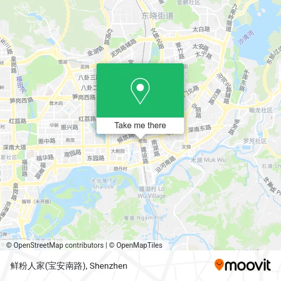 鲜粉人家(宝安南路) map