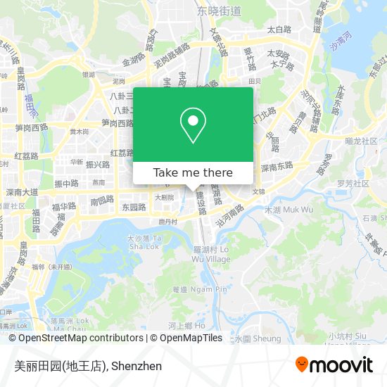 美丽田园(地王店) map
