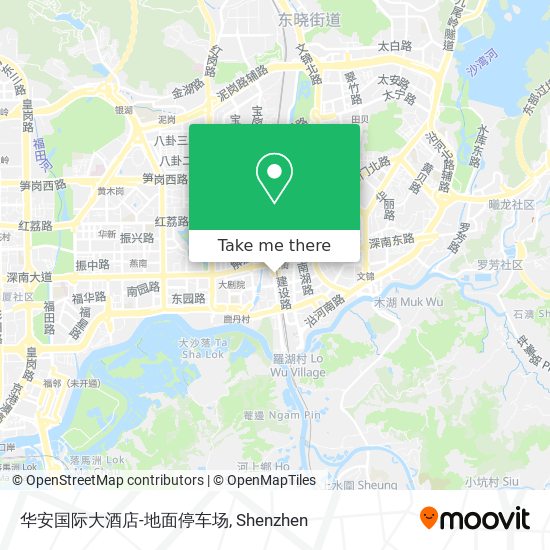 华安国际大酒店-地面停车场 map