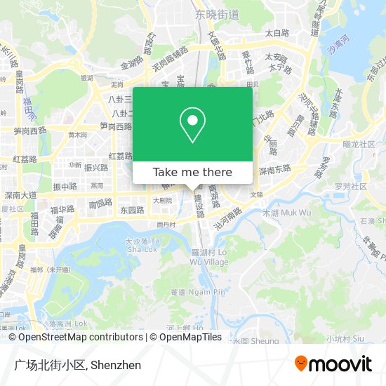 广场北街小区 map