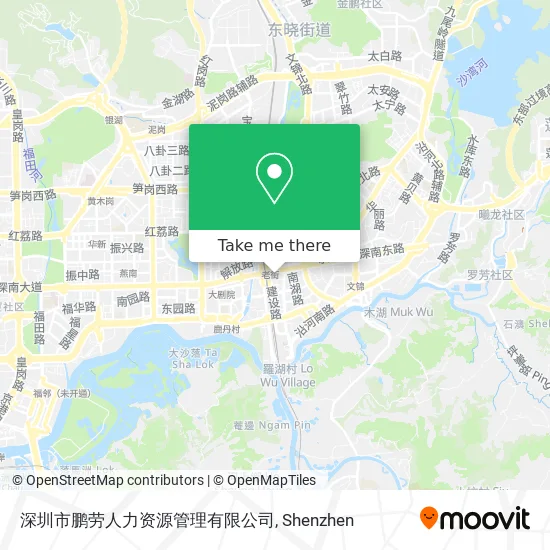 深圳市鹏劳人力资源管理有限公司 map