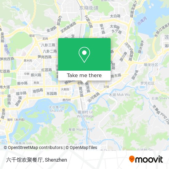 六千馆欢聚餐厅 map
