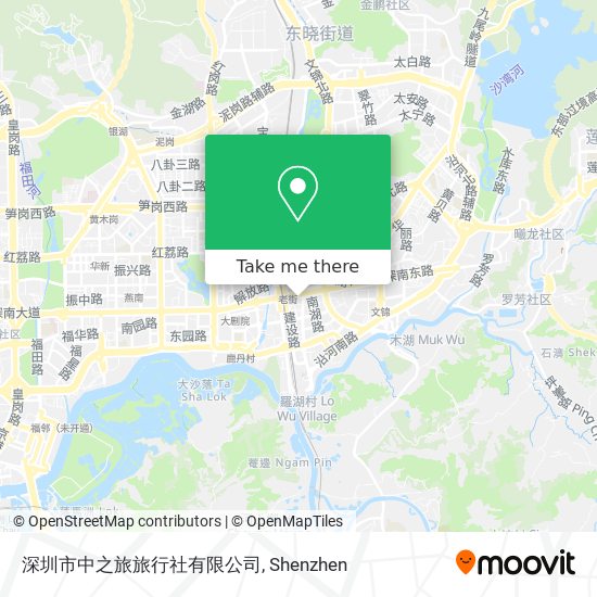 深圳市中之旅旅行社有限公司 map