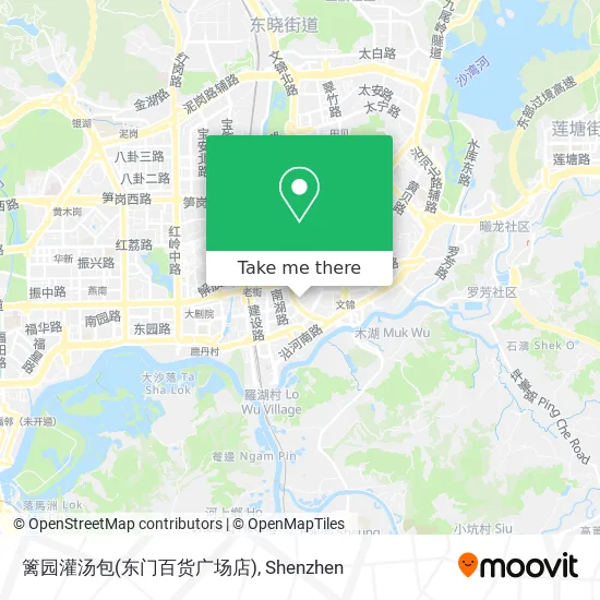 篱园灌汤包(东门百货广场店) map