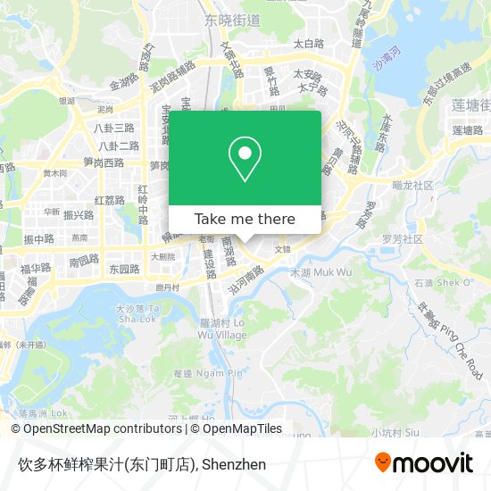 饮多杯鲜榨果汁(东门町店) map