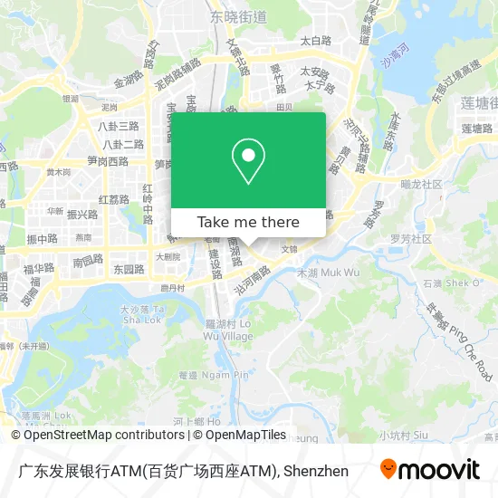 广东发展银行ATM(百货广场西座ATM) map