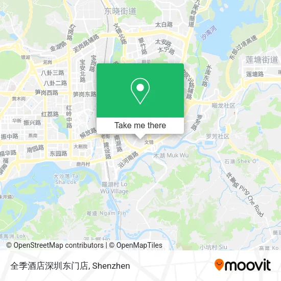 全季酒店深圳东门店 map