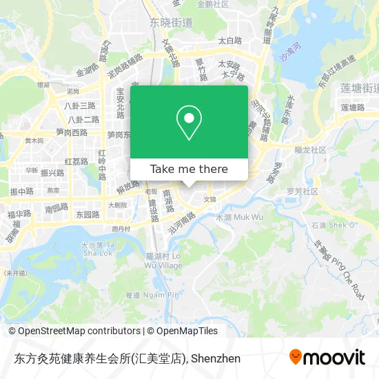 东方灸苑健康养生会所(汇美堂店) map