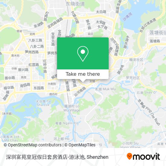 深圳富苑皇冠假日套房酒店-游泳池 map