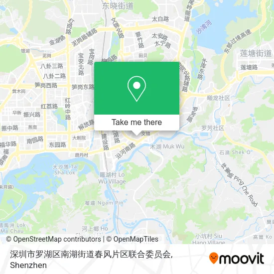 深圳市罗湖区南湖街道春风片区联合委员会 map