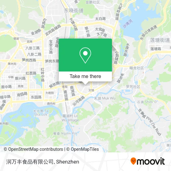 润万丰食品有限公司 map