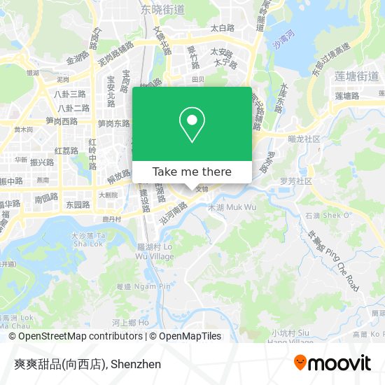 爽爽甜品(向西店) map