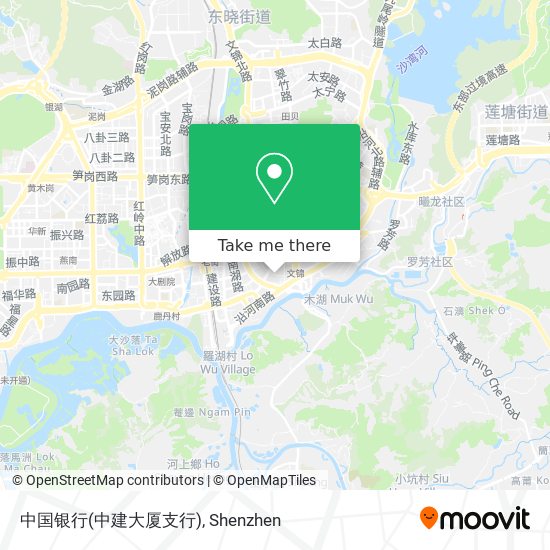 中国银行(中建大厦支行) map
