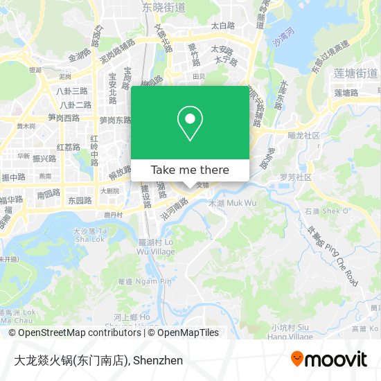 大龙燚火锅(东门南店) map