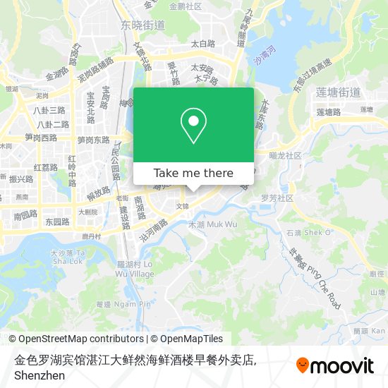 金色罗湖宾馆湛江大鲜然海鲜酒楼早餐外卖店 map
