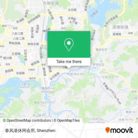 春风港休闲会所 map