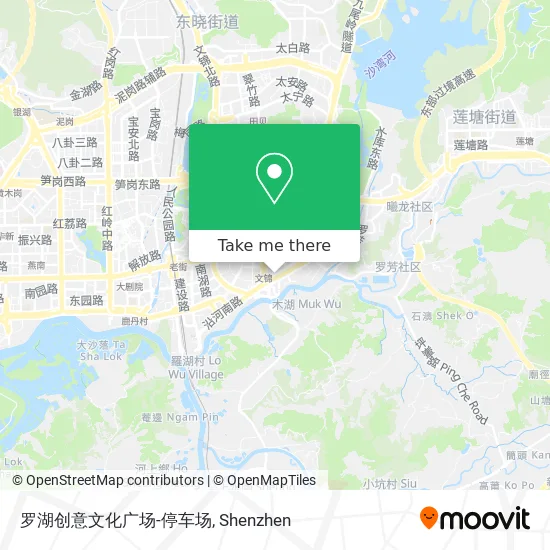 罗湖创意文化广场-停车场 map