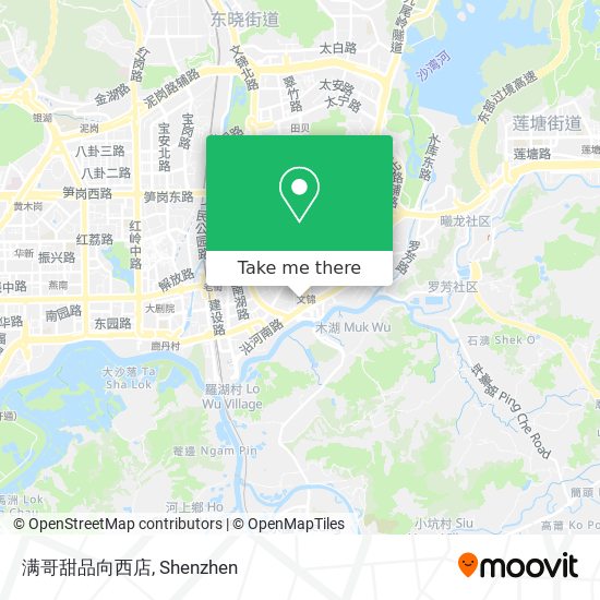 满哥甜品向西店 map