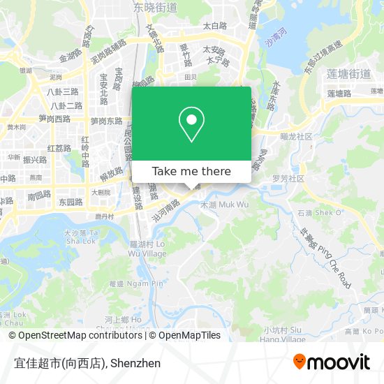 宜佳超市(向西店) map