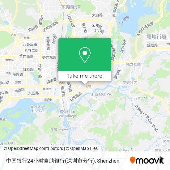 中国银行24小时自助银行(深圳市分行) map
