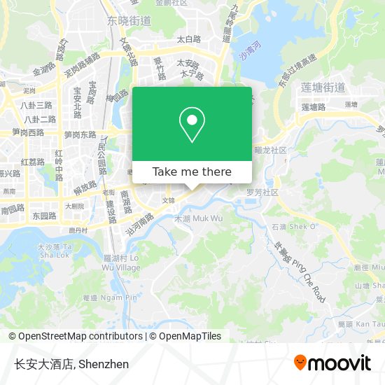 长安大酒店 map