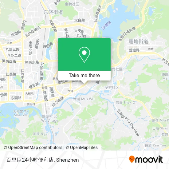 百里臣24小时便利店 map