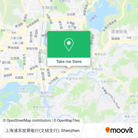 上海浦东发展银行(文锦支行) map