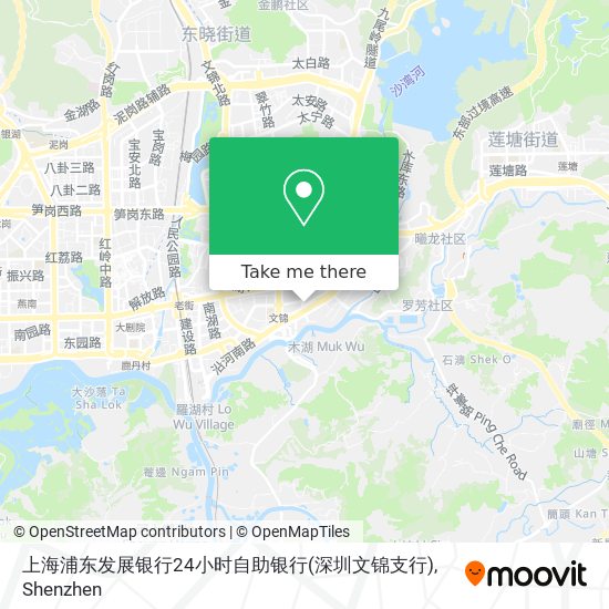 上海浦东发展银行24小时自助银行(深圳文锦支行) map