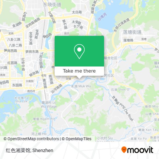 红色湘菜馆 map