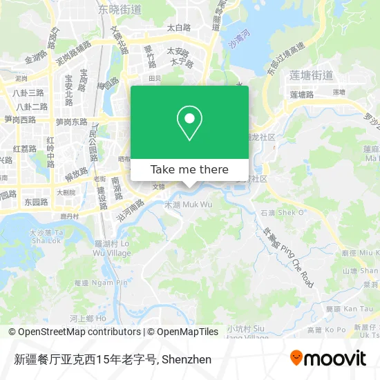 新疆餐厅亚克西15年老字号 map