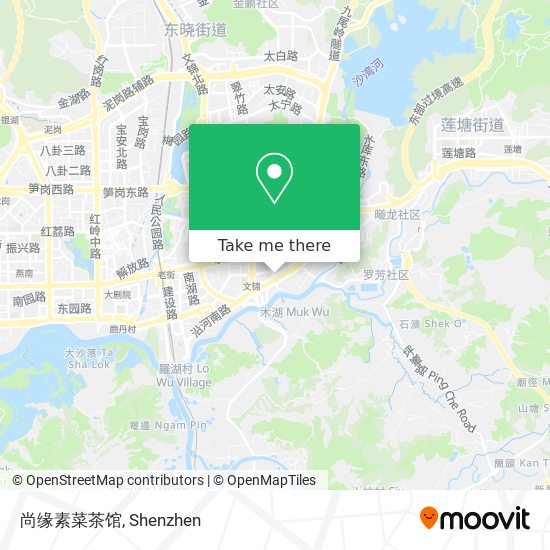 尚缘素菜茶馆 map
