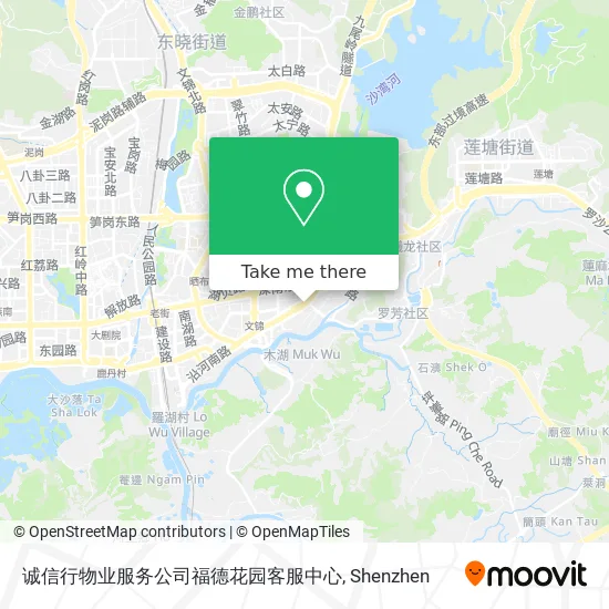 诚信行物业服务公司福德花园客服中心 map