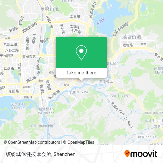 缤纷城保健按摩会所 map