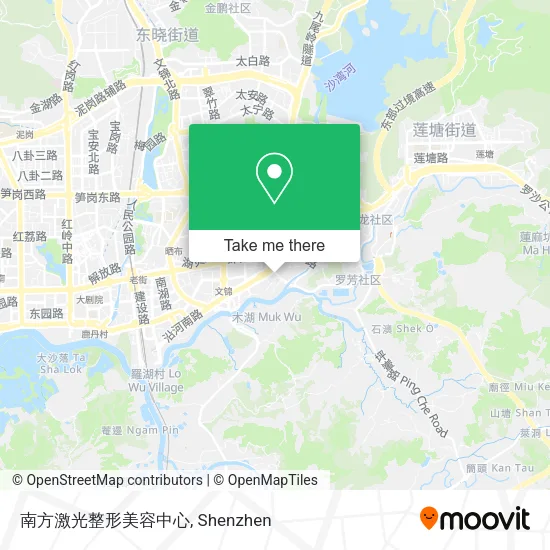 南方激光整形美容中心 map