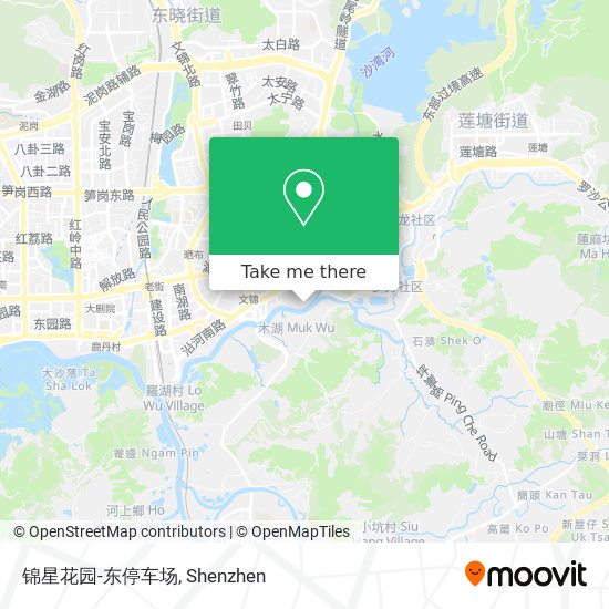 锦星花园-东停车场 map