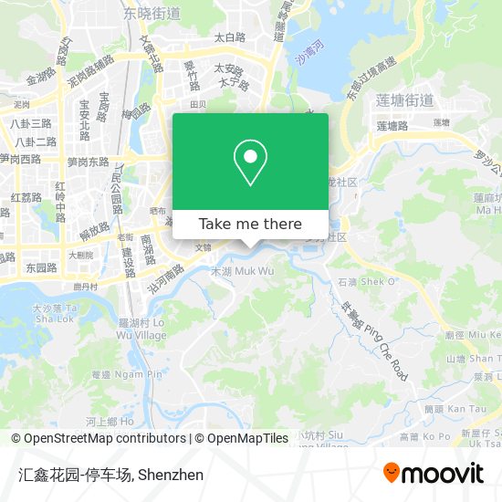 汇鑫花园-停车场 map