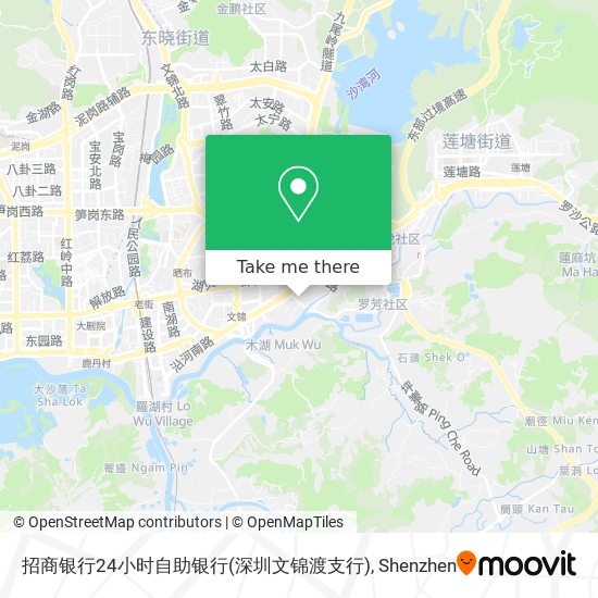 招商银行24小时自助银行(深圳文锦渡支行) map