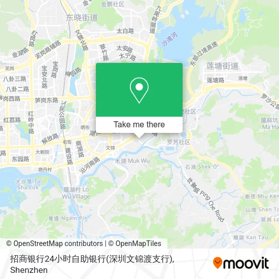 招商银行24小时自助银行(深圳文锦渡支行) map