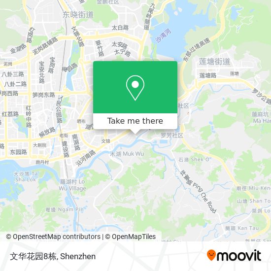 文华花园8栋 map