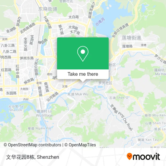 文华花园8栋 map