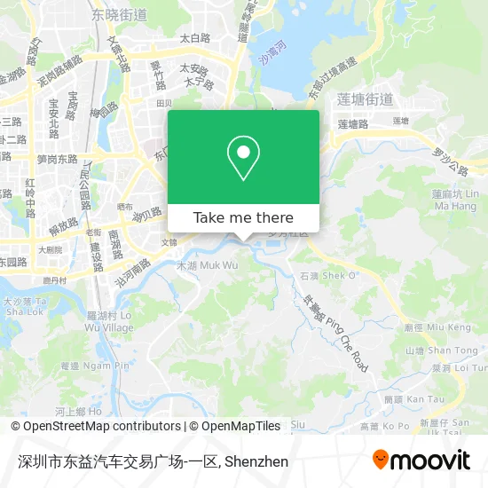 深圳市东益汽车交易广场-一区 map