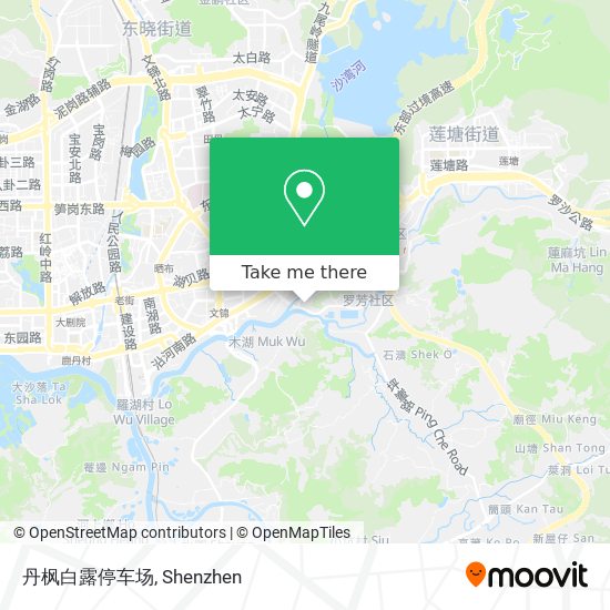 丹枫白露停车场 map