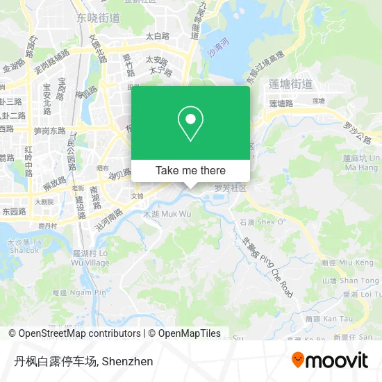 丹枫白露停车场 map