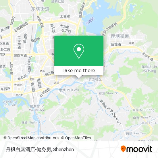 丹枫白露酒店-健身房 map