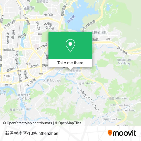 新秀村南区-10栋 map